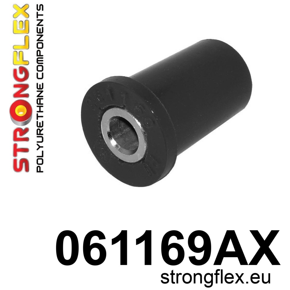 Strongflex Fiat / Lancia Vooras draagarm – voorste rubber SPORT ZWART – 061169AX