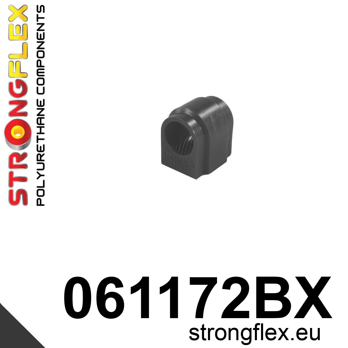 Strongflex Fiat Uno Voorste buitenste stabilisatorrubber ZWART – 061172BX 1 Strongflex Fiat Uno Voorste buitenste stabilisatorrubber ZWART – 061172BX