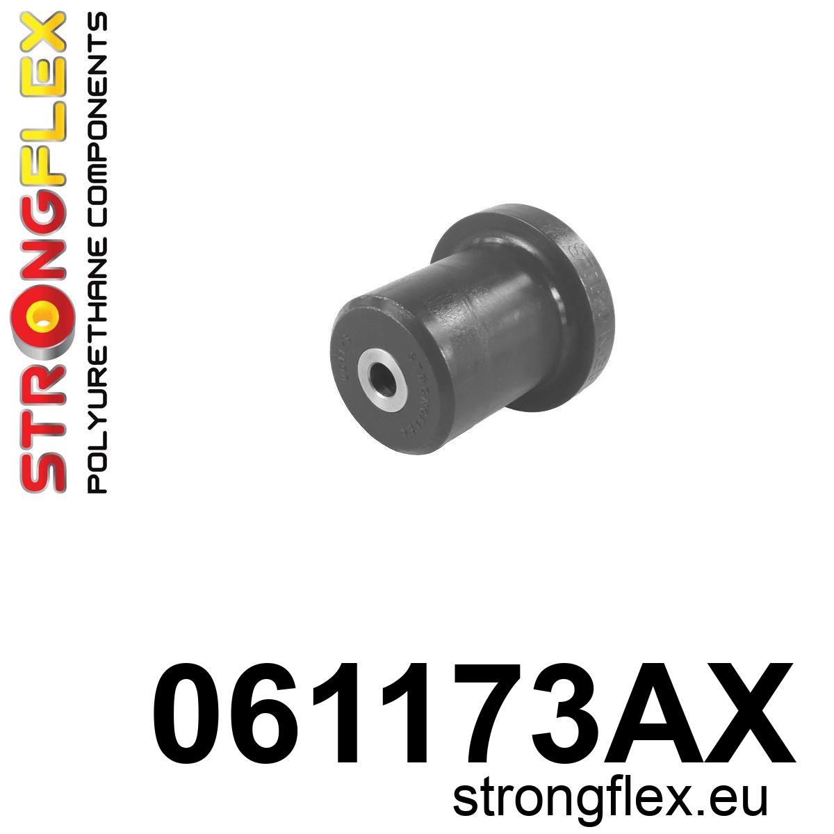 Strongflex Fiat Uno Achterste montagerubber SPORT ZWART – 061173AX 1 Strongflex Fiat Uno Achterste montagerubber SPORT ZWART – 061173AX