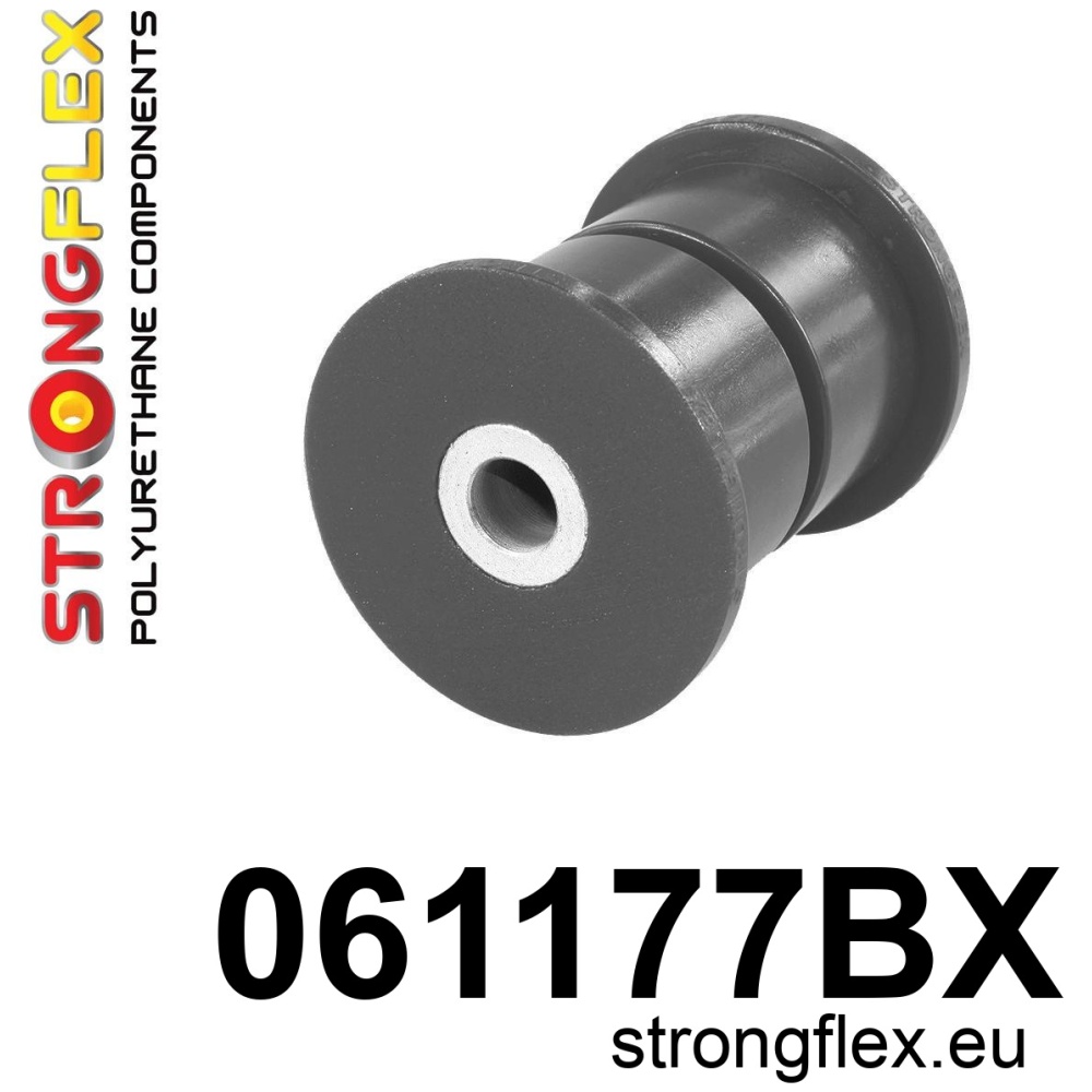 Strongflex Fiat 125P Veerrubber achterwielophanging voor ZWART – 061177BX