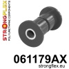 Strongflex Fiat 125P Bladveer achterste schakels – onderste rubber SPORT ZWART – 061179AX
