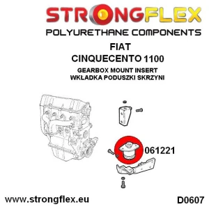 Strongflex Fiat Cinquecento Inzet transmissieophanging SPORT – 061221A