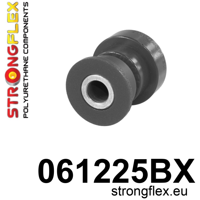 Strongflex Fiat / Polonez Voorste bovenste draagarm – voorste rubber ZWART – 061225BX