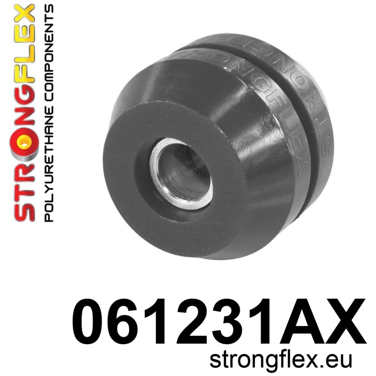 Strongflex Fiat / Polonez Rubber Querduwstang SPORT ZWART – 061231AX