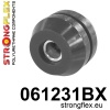 Strongflex Fiat / Polonez Rubber Querduwstang ZWART – 061231BX