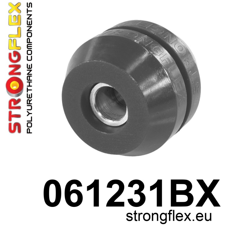 Strongflex Fiat / Polonez Rubber Querduwstang ZWART – 061231BX