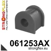 Strongflex Fiat / Polonez Voorste stabilisatorrubber 18-25mm SPORT ZWART – 061253AX