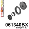 Strongflex Fiat 126P Inzetstukken Motorophanging ZWART – 061340BX