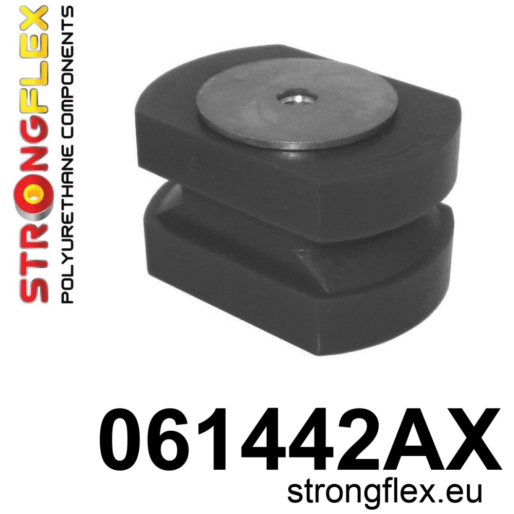 Strongflex Fiat Cinquecento / Seicento Inzet Motor bevestiging (Steuerzijde) SPORT ZWART – 061442AX