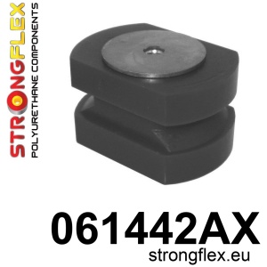 Strongflex Fiat Cinquecento / Seicento Inzet Motor bevestiging (Steuerzijde) SPORT ZWART – 061442AX