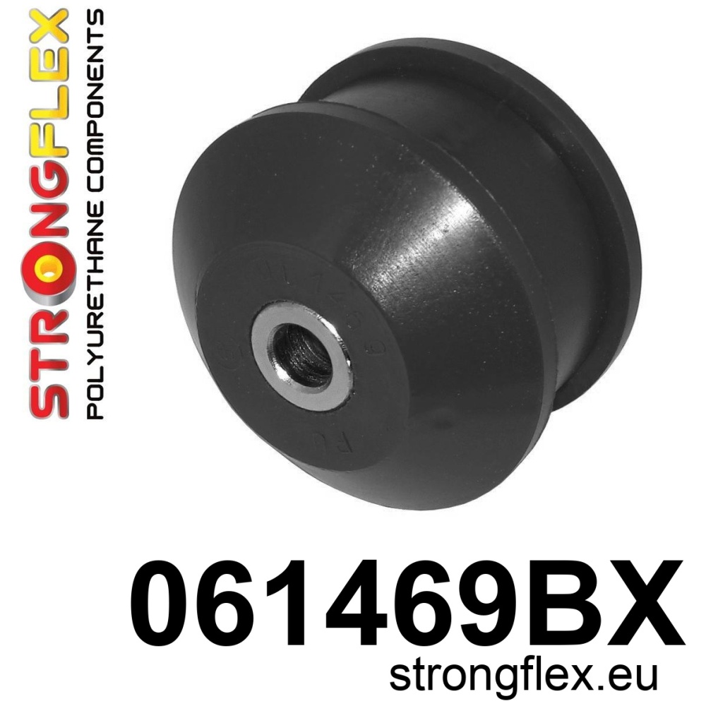 Strongflex Alfa Romeo / Citroën / Fiat / Peugeot Vooras draagarm achterste rubber ZWART – 061469BX