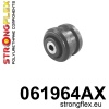 Strongflex Fiat Stilo Vooras draagarm achterste rubber SPORT ZWART – 061964AX
