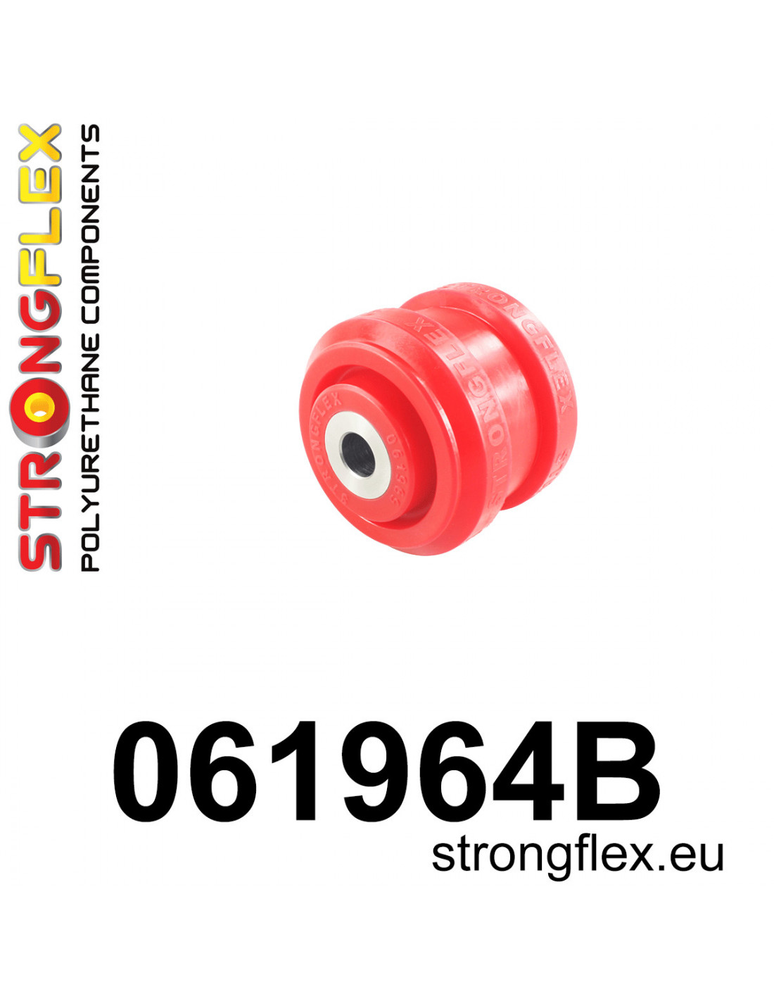 Strongflex Fiat Stilo Vooras draagarm achterste rubber – 061964B 1 Strongflex Fiat Stilo Vooras draagarm achterste rubber – 061964B
