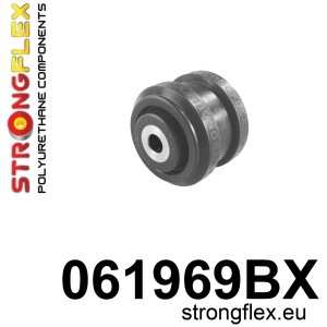Strongflex Fiat / Lancia Vooras draagarm achterste rubber ZWART – 061969BX