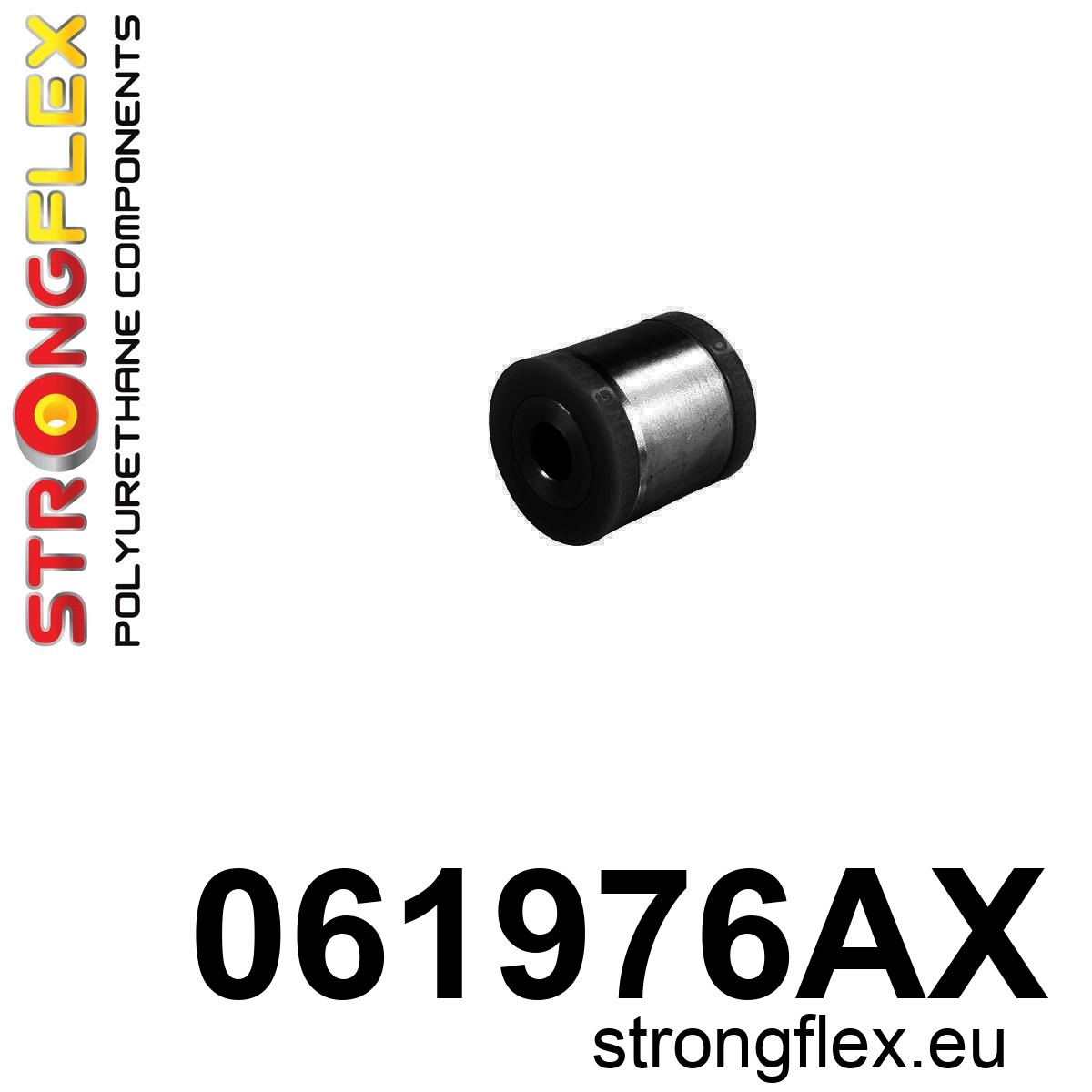Strongflex Fiat Achterste ophangrubberset – 066083BX ZWART 2 Strongflex Fiat Freemont Achterste draagarmrubber SPORT ZWART – 061976AX