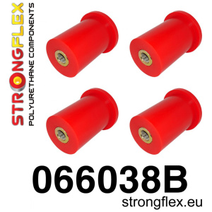 Strongflex Fiat Cinquecento / Panda / Seicento Polyurethaan rubberset achteras beide draagarm – 066038B