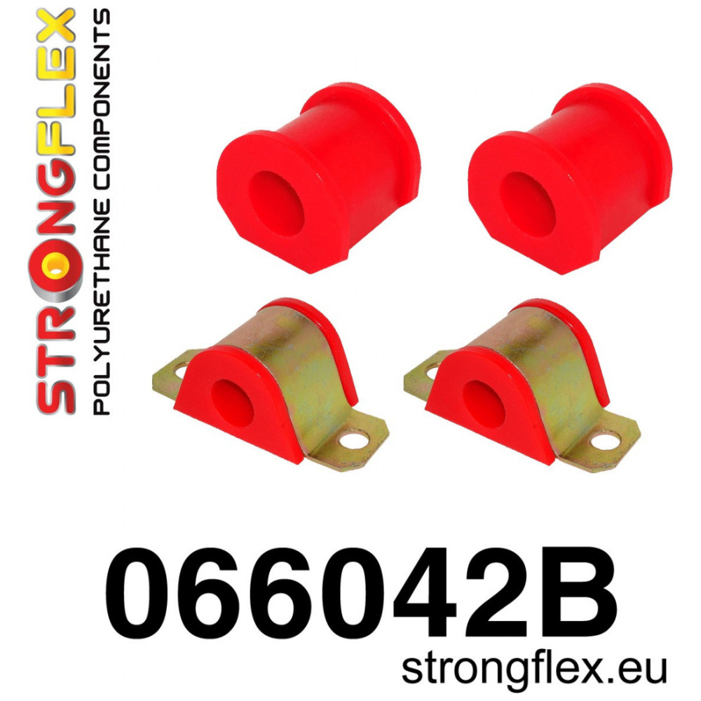 Strongflex Fiat Cinquecento / Seicento Polyurethaan rubberset stabilisator voor – 066042B