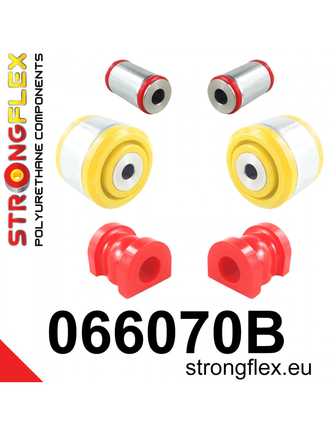 Strongflex Fiat Freemont Vooras rubberset – 066070B 1 Strongflex Fiat Freemont Vooras rubberset – 066070B