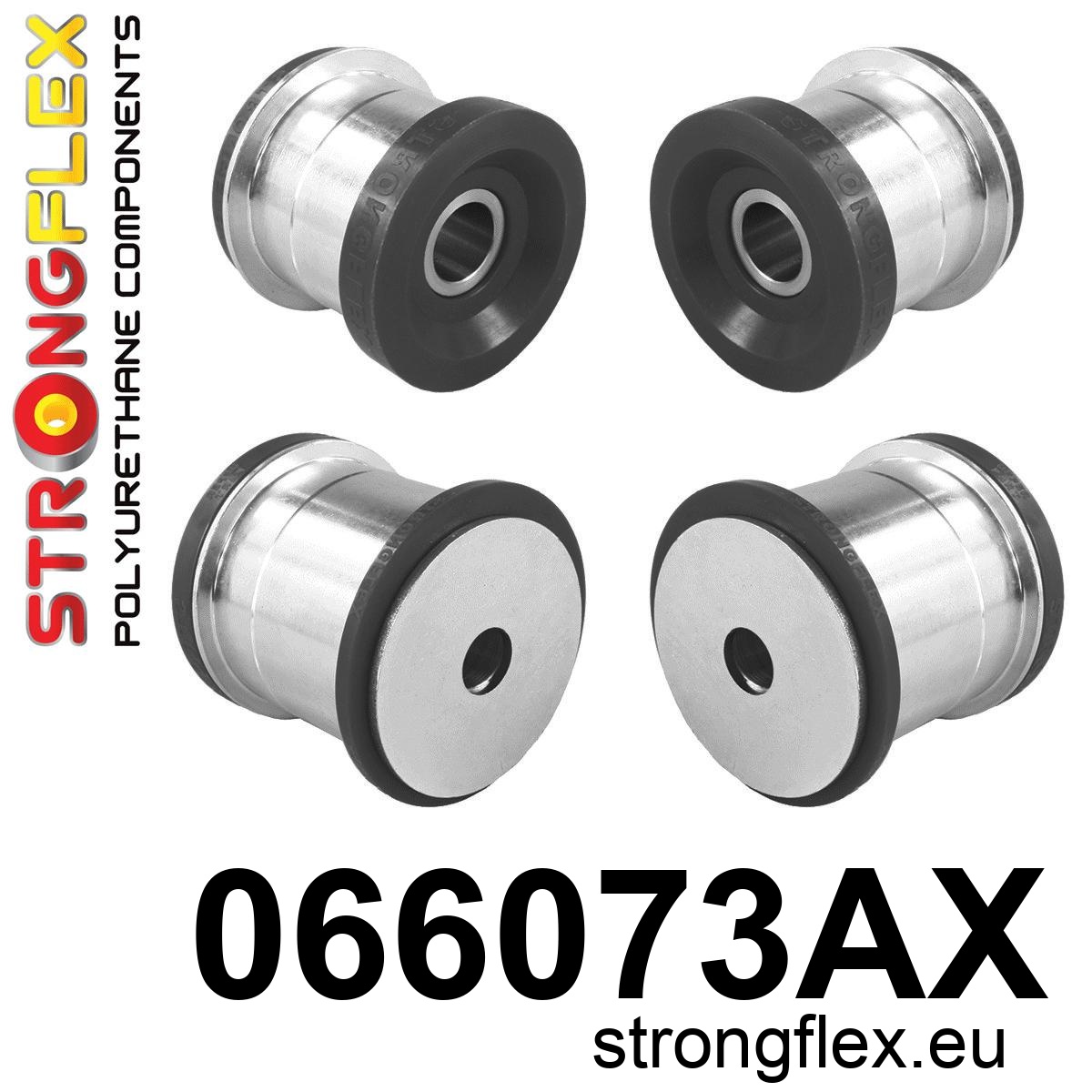 Strongflex Fiat Freemont Achteras-subframe rubberset SPORT ZWART – 066073AX 2 Strongflex Fiat Freemont Achteras-subframe rubberset SPORT ZWART – 066073AX
