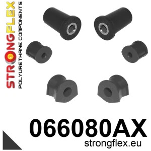 Strongflex Fiat / Lancia Vooras draagarm – voorste rubber SPORT ZWART – 061169AX