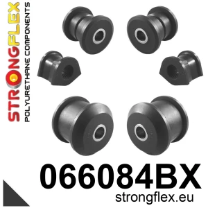Strongflex Citroën / Fiat / Peugeot / Toyota Vooras voorste draagarm rubber ZWART – 061710BX