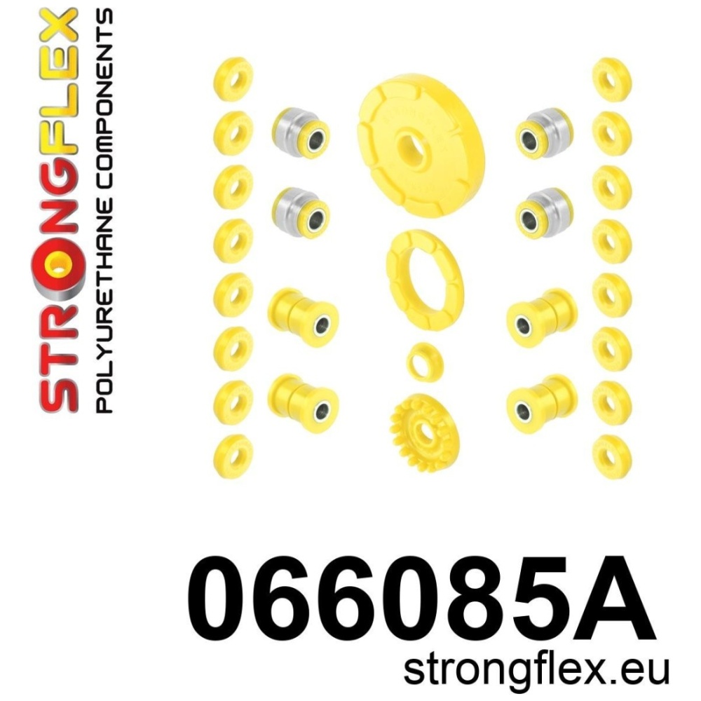 Strongflex Fiat 126P Complete ophangrubberset SPORT – 066085A