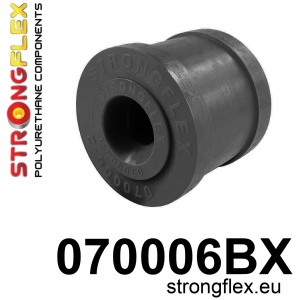 Strongflex Ford / Volvo Vooras draagarm achterste rubber ZWART – 070006BX