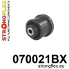 Strongflex Ford Fiesta / Puma Achterste montagerubber ZWART – 070021BX