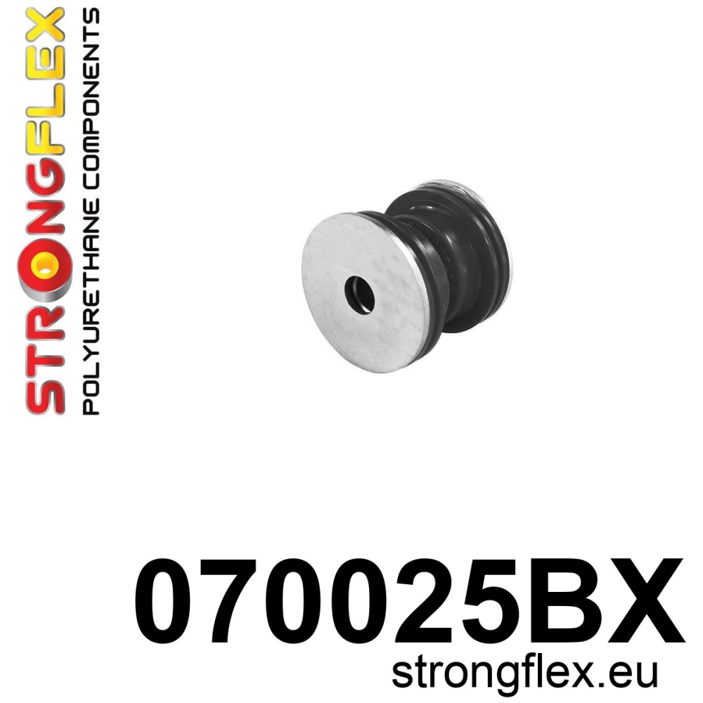 Strongflex Ford Escort / Scorpio / Sierra Voorste draagarmrubber – buitenste ZWART – 070025BX