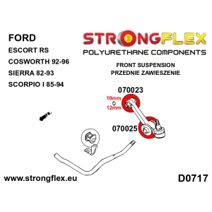 Strongflex Ford Escort / Scorpio / Sierra Voorste draagarmrubber – buitenste – 070025B
