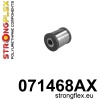 Strongflex Ford / Mazda / Volvo Buitenste rubber onderste achterasdraagarm SPORT ZWART – 071468AX