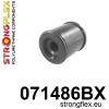 Strongflex Ford / Mazda / Volvo Vooras draagarm achterste rubber ZWART – 071486BX
