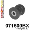 Strongflex Ford / Mazda Voorste draagarm-Frontrubber ZWART – 071500BX