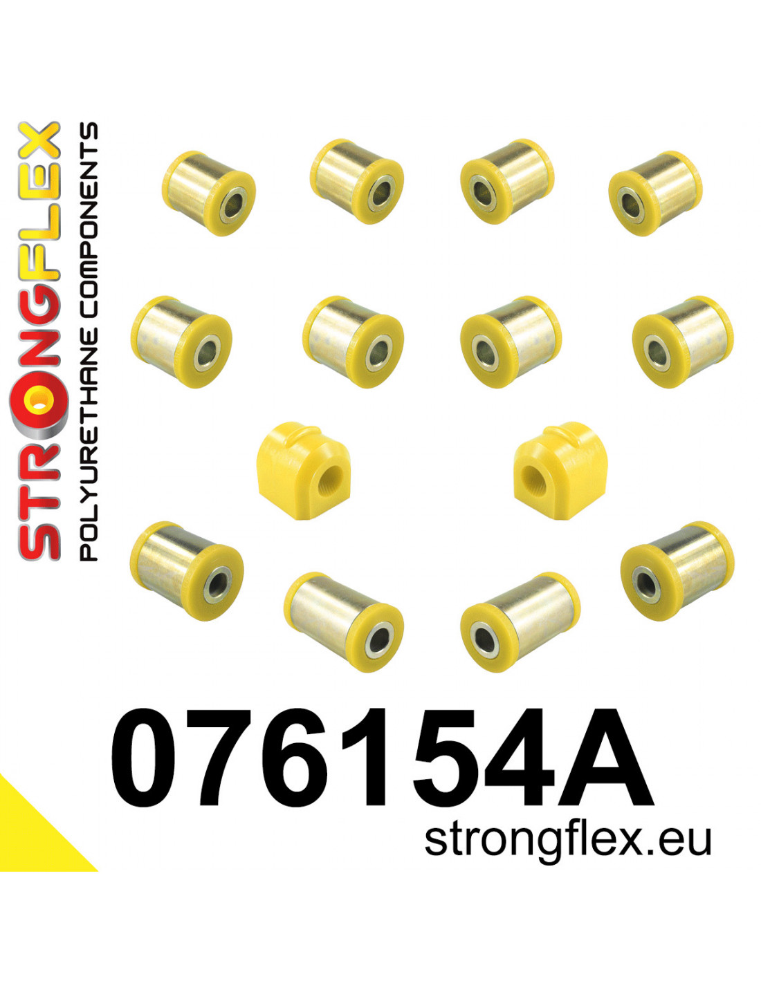 Strongflex Mazda Achteras rubberset SPORT – 076154A 1 Strongflex Mazda Achteras rubberset SPORT – 076154A