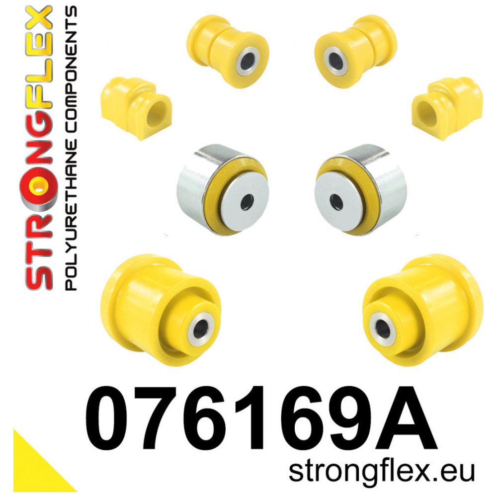 Strongflex Ford Fiesta / Puma Vooras- en achteras-subframe rubberset SPORT – 076169A