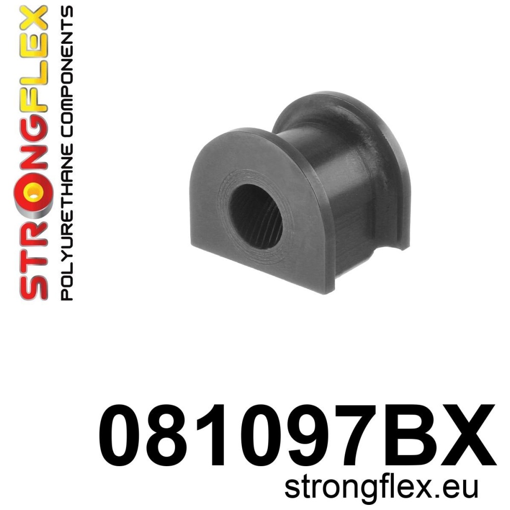 Strongflex Acura / Honda / MG Voorste stabilisatorrubber 18-26mm ZWART – 081097BX
