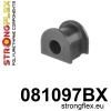 Strongflex Acura / Honda / MG Voorste stabilisatorrubber 18-26mm ZWART – 081097BX