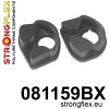 Strongflex Honda CRX / Civic Engine mount inserts front ZWART – 081159BX