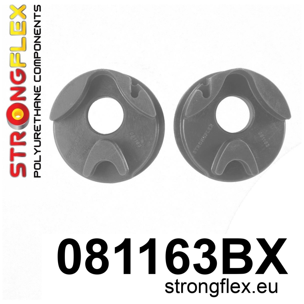 Strongflex Honda CRX / Civic / Concerto Engine mount inserts right side ZWART – 081163BX