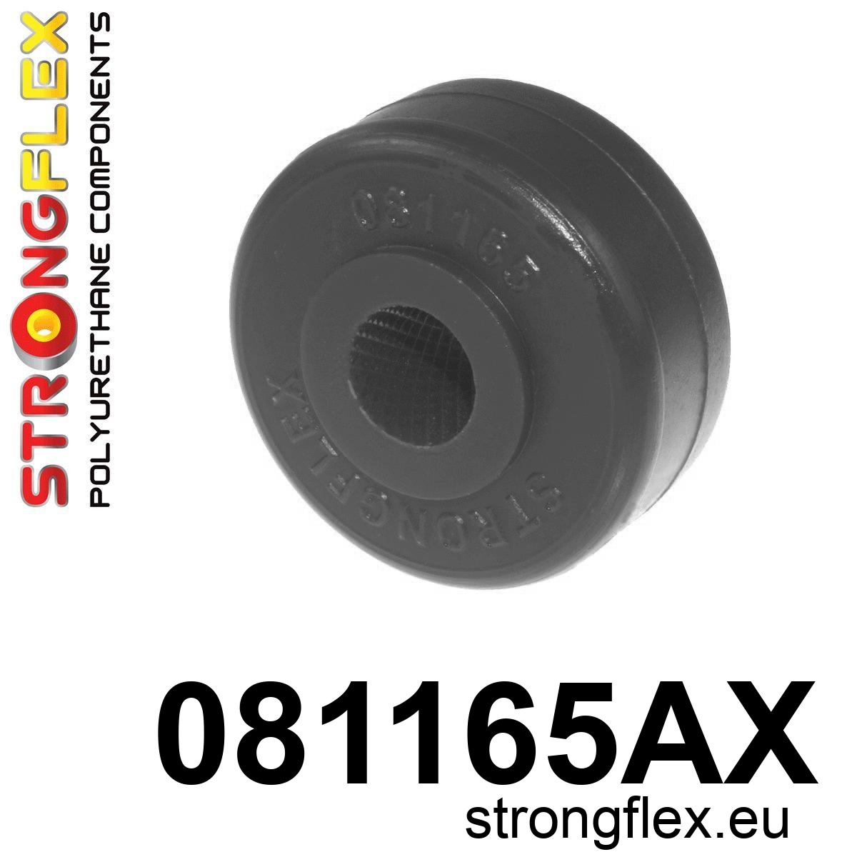 Strongflex Honda CRX / Civic Voorste spoorstang naar chassis rubber SPORT ZWART – 081165AX 1 Strongflex Honda CRX / Civic Voorste spoorstang naar chassis rubber SPORT ZWART – 081165AX