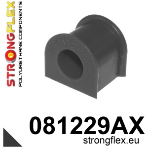 Strongflex Honda CRX / Civic Voorste stabilisatorrubber SPORT ZWART – 081229AX