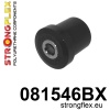 Strongflex Honda S2000 Rubber bovenster draagarm ZWART – 081546BX