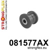 Strongflex Acura / Honda Achteras onderste draagarm-langsdraagarm achterste buitenste rubber SPORT ZWART – 081577AX