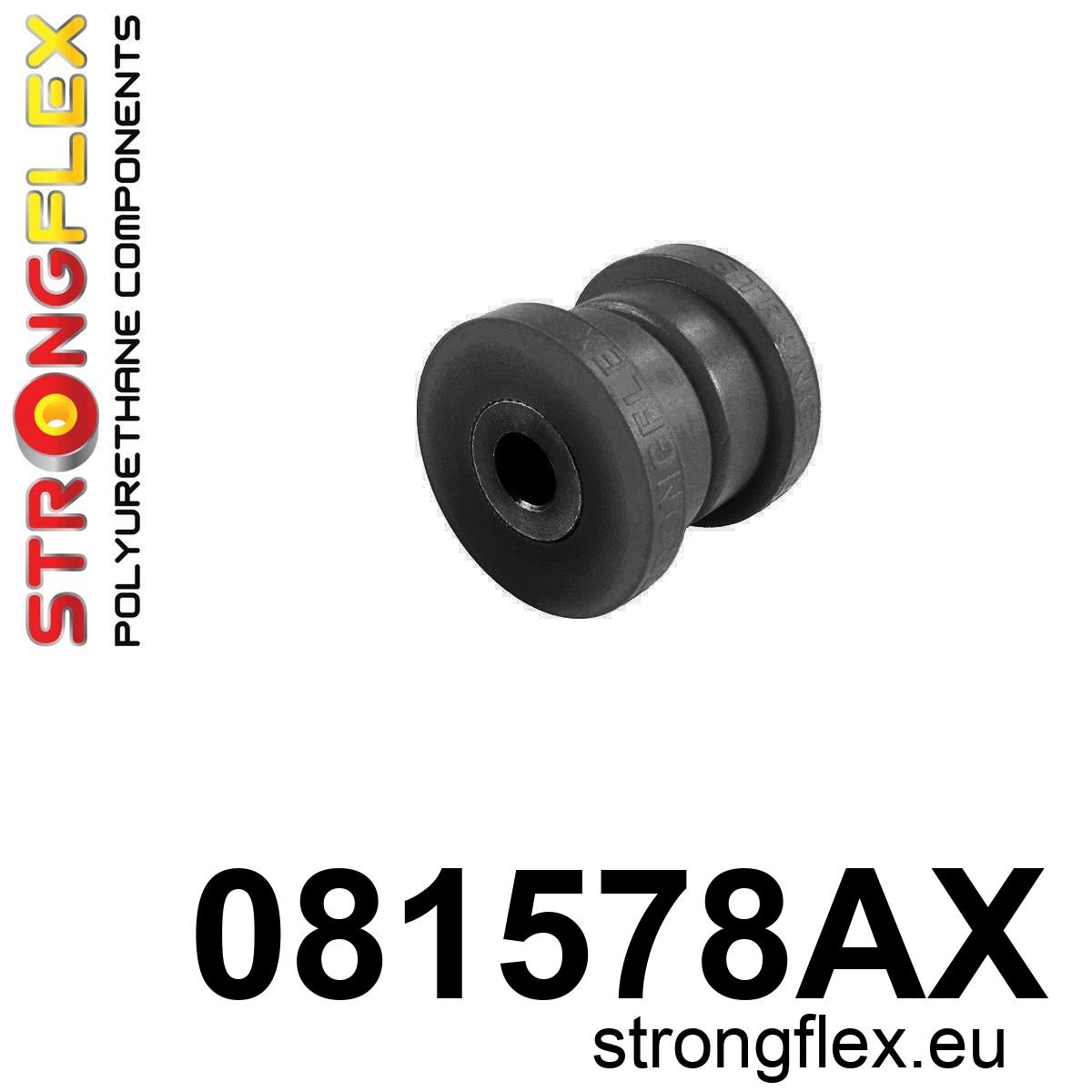 Strongflex Acura / Honda Achteras bovenste draagarm buitenste rubber SPORT ZWART – 081578AX 1 Strongflex Acura / Honda Achteras bovenste draagarm buitenste rubber SPORT ZWART – 081578AX