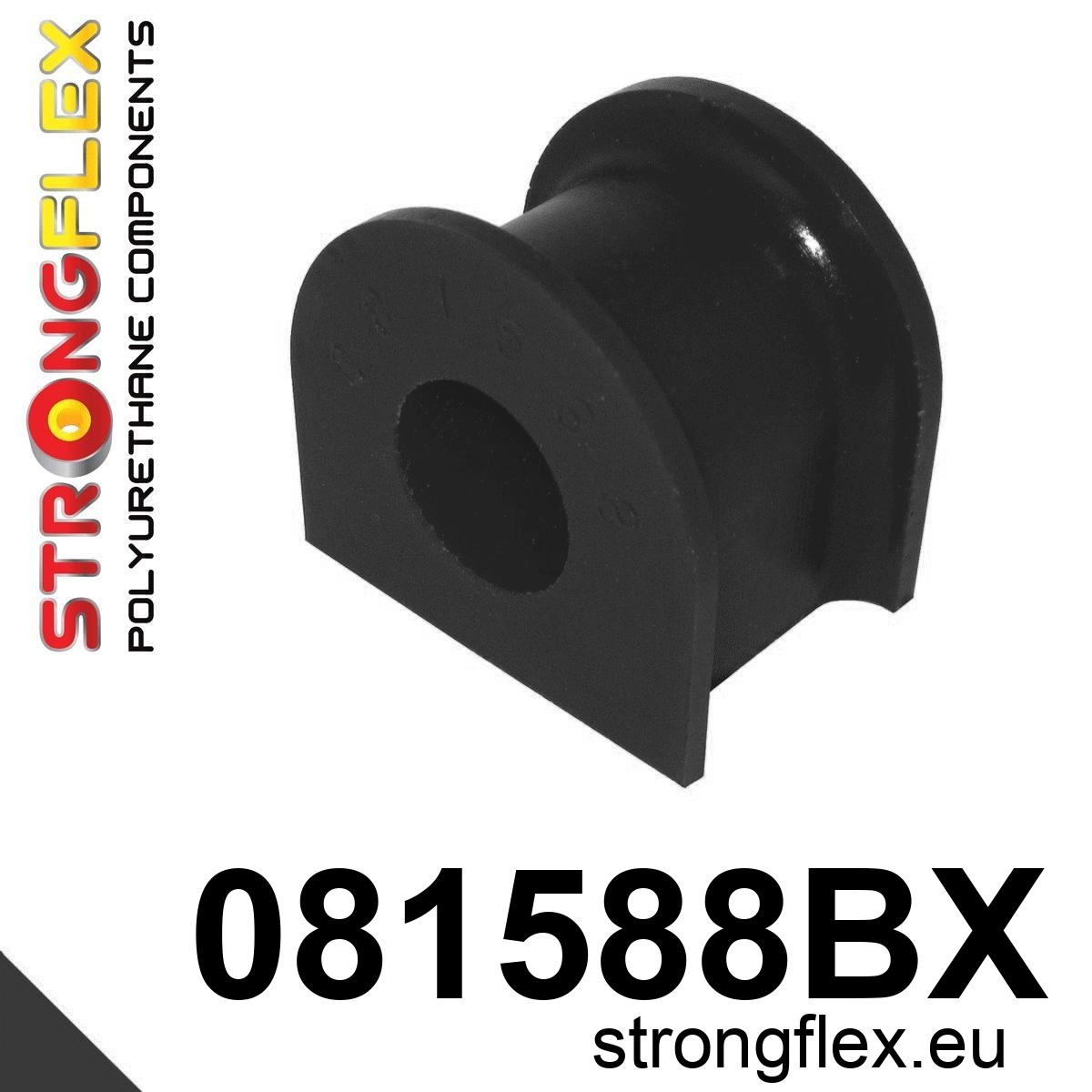 Strongflex Honda Integra Achterste stabilisatorrubber ZWART – 081588BX 1 Strongflex Honda Integra Achterste stabilisatorrubber ZWART – 081588BX