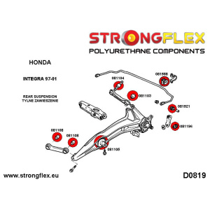 Strongflex Honda Integra Achterste stabilisatorrubber SPORT – 081588A