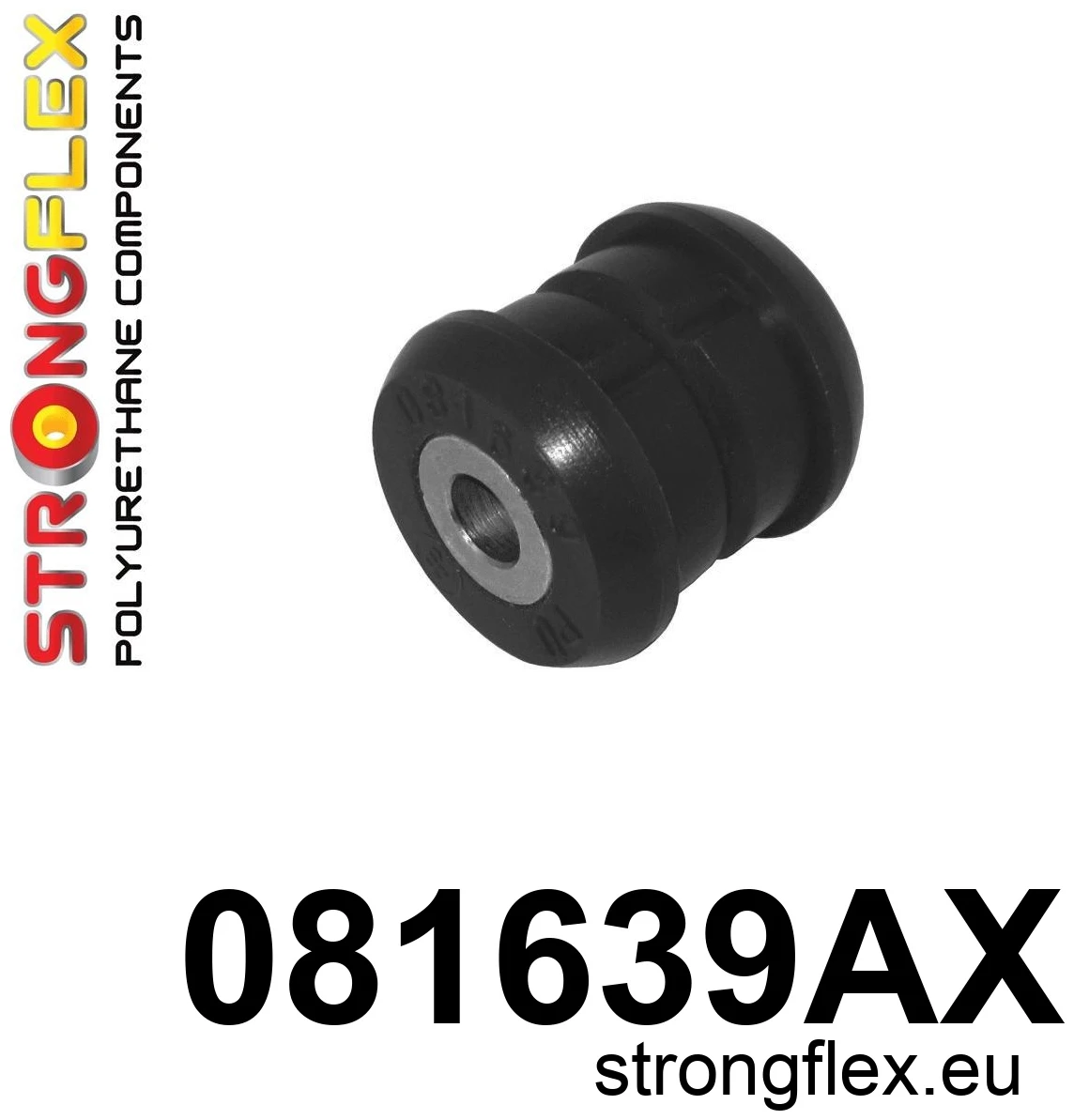 Strongflex Honda Prelude Polyurethane rear axle bush kit SPORT BLACK – 086203AX 2 Strongflex Honda Accord / Odyssey / Prelude Upper control arm bush SPORT BLACK – 081639AX