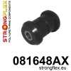 Strongflex Honda Prelude Achteras langsdraagarm achterste rubber SPORT ZWART – 081648AX
