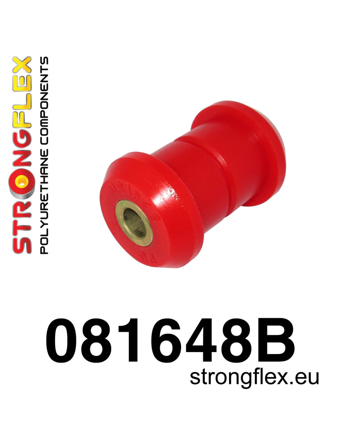 Strongflex Honda Prelude Achteras langsdraagarm achterste rubber – 081648B 1 Strongflex Honda Prelude Achteras langsdraagarm achterste rubber – 081648B
