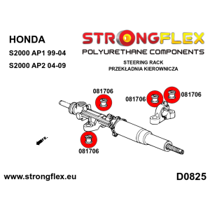 Strongflex Acura / Honda Rubber stuurhuis bevestiging SPORT – 081706A